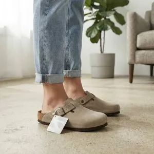 Birkenstock Boston BS Suede Mules, Size 39