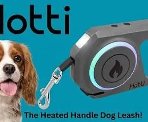Hotti Heated Handle Dog Leash with Case