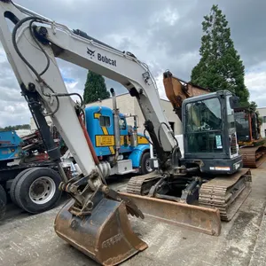 2010 BOBCAT E80, EXCAVATOR, WHITE, VIN AETB11383,
