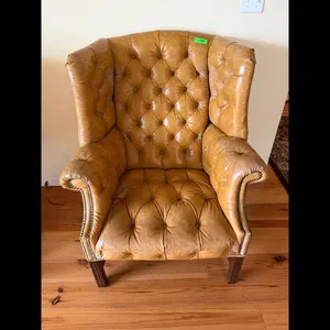 Tufted Wingback Armchair