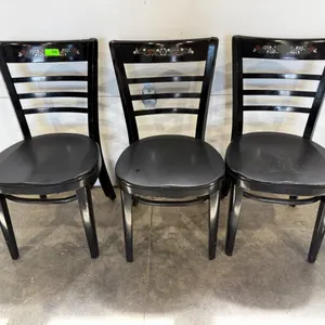 Black Wooden Chairs $75.00