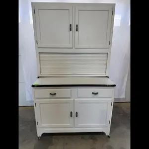 Furniture Kitchen Cabinet White Roll-Top...
