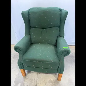 Green Floral Recliner Armchair