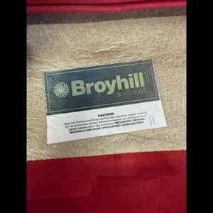 Broyhill Red Sofa - Smoke Odor