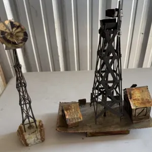 Demott Windmill Sculpture, Oil Rig Sculpture
