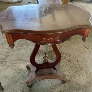 Vintage Wood End Table