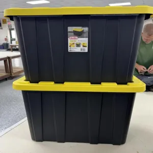 2 - 27 Gallon Totes with Lids