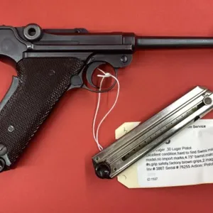 Swiss Luger .30 Luger Pistol