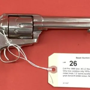 Colt Pre 1898 SAA .45 LC Revolver