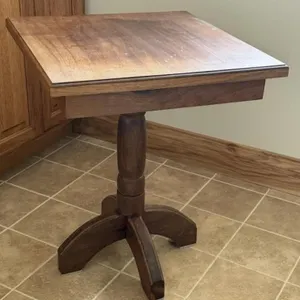 Square Wooden End Table