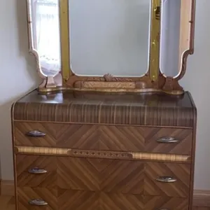 3 Drawer Waterfall Lowboy Dresser