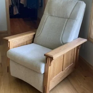 Oak Mission Rocker Recliner