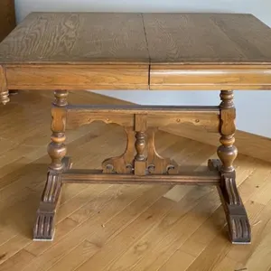 Antique Trestle Base Table