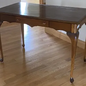 Queen Anne Library Table with Drawer