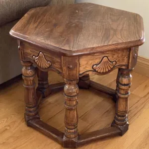 24" Octagon Lamp Table