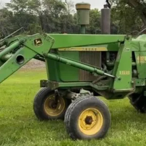 John Deere 4020 Diesel Tractor & Loader