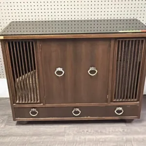 Repurposed Stereo Cabinet into Entertainment