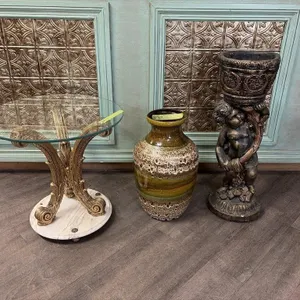 vintage Hollywood Regency Side Table