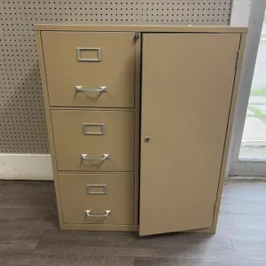 Filing Cabinet with Combination Safe
