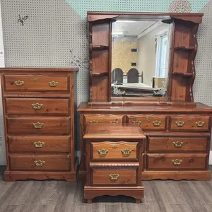 Wooden 4 Piece Dresser Set
