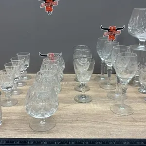 Asst. Shot & Whiskey Glasses. *NO SHIPPING