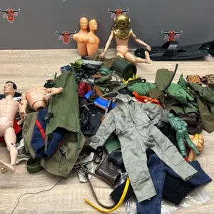 Quantity of GI Joe Figure Pieces, Cloths &