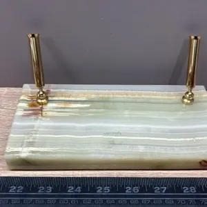 Stone 8�L x 4�W Pen Holder, No Pens.