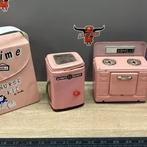 PINK - Tin Toy Appliances & Hasbro Playtime