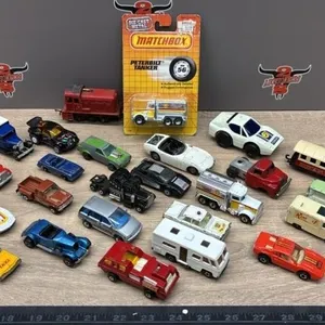 Quantity of Asst. Hot Wheels & Matchbox Vehicles.