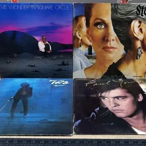 4 Asst. Records - Styx, Paul Young, Etc.