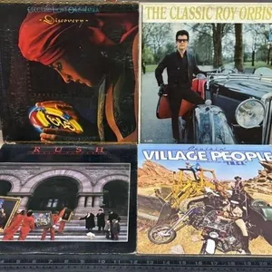 4 Asst. Records - Rush, Roy Orbison, Etc.
