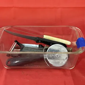Pyrex Bread Pan w/Knives - Pizza Cutters & More