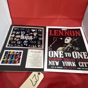 2 Pcs -  Beatles Pic Poster & Advertisement