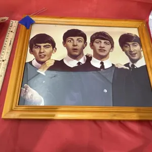 Framed Beatles Pic 16"x13"