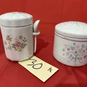 2 - Porcelain Canisters