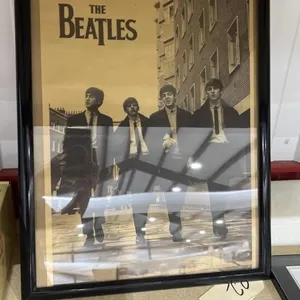 Framed Beatles Poster 17"x21"
