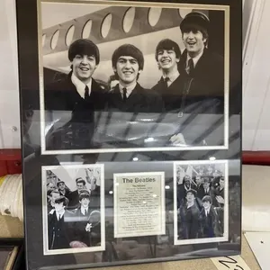Framed Beatles Pictures 20"x16"