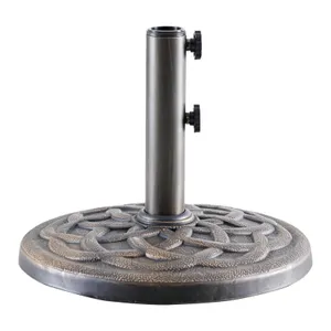 DUMOS 22LBS Resin Patio Umbrella Base Bronze