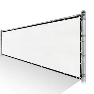 ShadeMart White Privacy Fence Screen 170 GSM