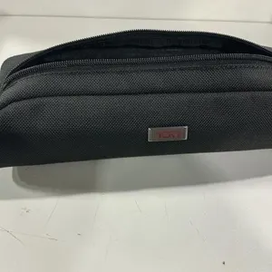 Tumi Black Nylon Zippered Accessory Pouch