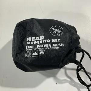 Head Mosquito Net Fine Woven Mesh Black - $15.00