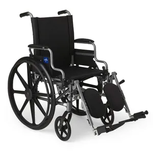 Medline Lightweight Wheelchair 18 Seat Gray
