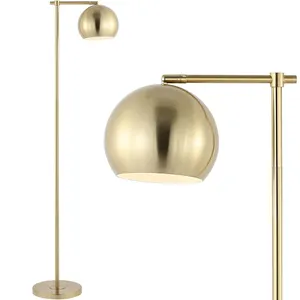 JONATHAN Y Brass Gold 58.5 Floor Lamp $133.00