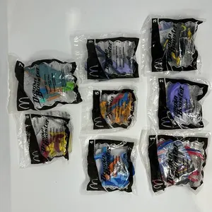Set of (8) Dragon Booster, (1) Recess Mikey & (8) Strawberry Shortcake Happy Meal Toys