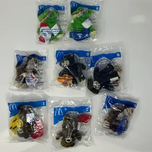 Set of (8) Build-A-Bear Blue Bags & (8) Build-A-Bear Red Bags Happy Meal Toys