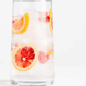 Crate & Barrel Wyles 21 oz Highball Glasses.  Set of 5