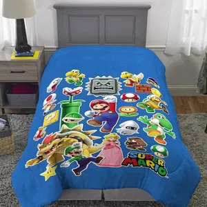 **APPEARS NEW** Super Mario Reversible Twin Comforter