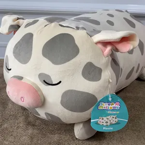**NWT**  Squishmallows 18" Jumbo Rosie Spotted Pig Sleepamallow