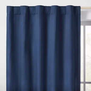 **APPEARS NEW** Pillowfort 84" Blackout Twill Solid Kids' Panel Navy