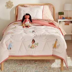 **NEW** Disney Collection by Pillowfort Twin Princess Characters Kids' Quilt